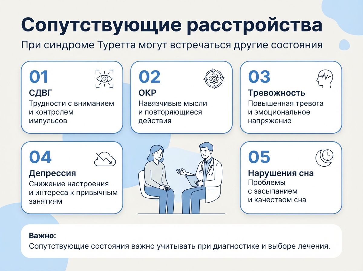 Лечение синдрома Туретта в городе Юрга инфографика